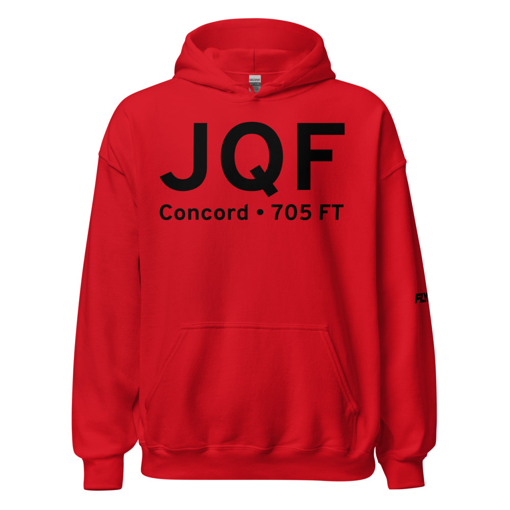 Concord (KJQF) Airport Hoodie Sweatshirt 