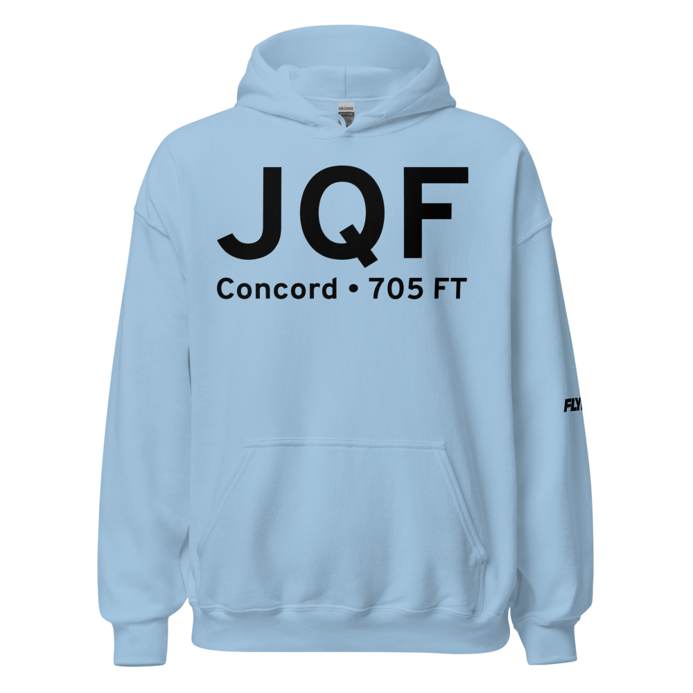 Concord (KJQF) Airport Hoodie Sweatshirt 