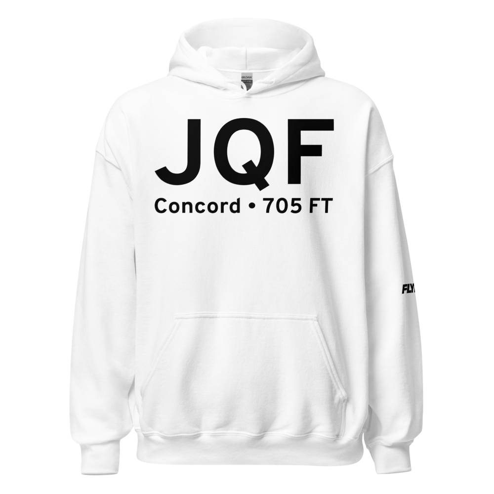 Concord (KJQF) Airport Hoodie Sweatshirt 