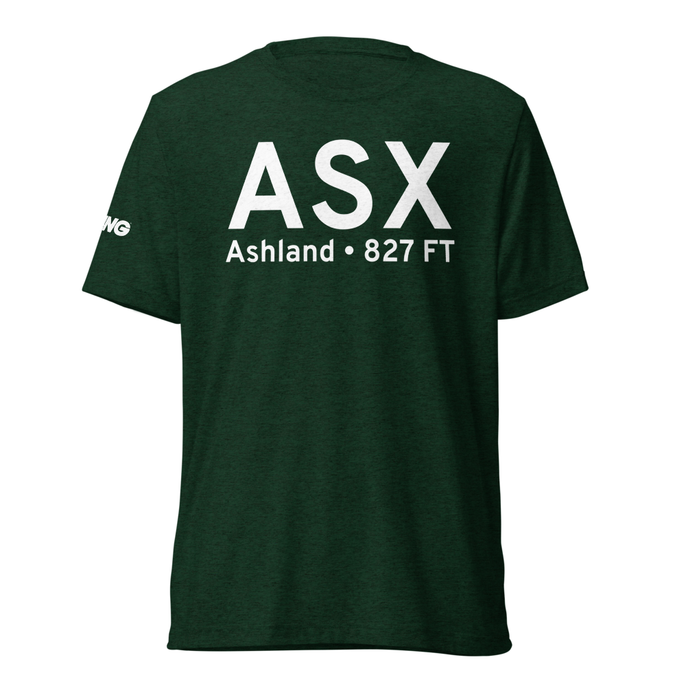 Ashland (KASX) Airport Tri-blend T-Shirt 