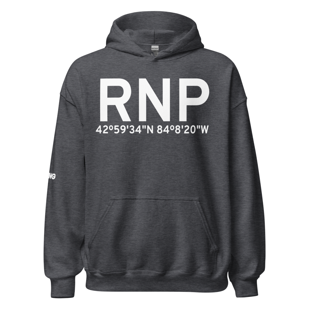 Owosso (KRNP) Airport Hoodie Sweatshirt 