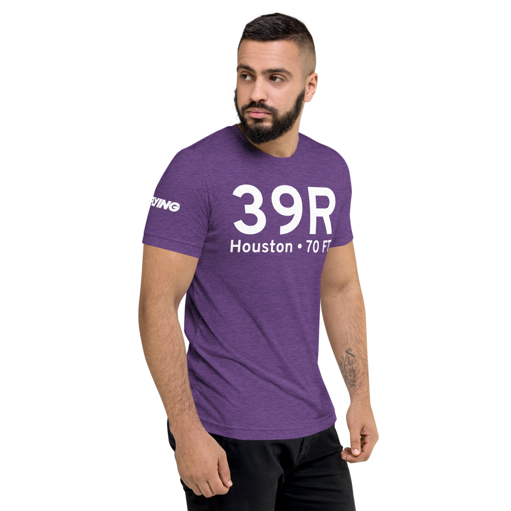 Houston (39R) Airport Tri-blend T-Shirt 