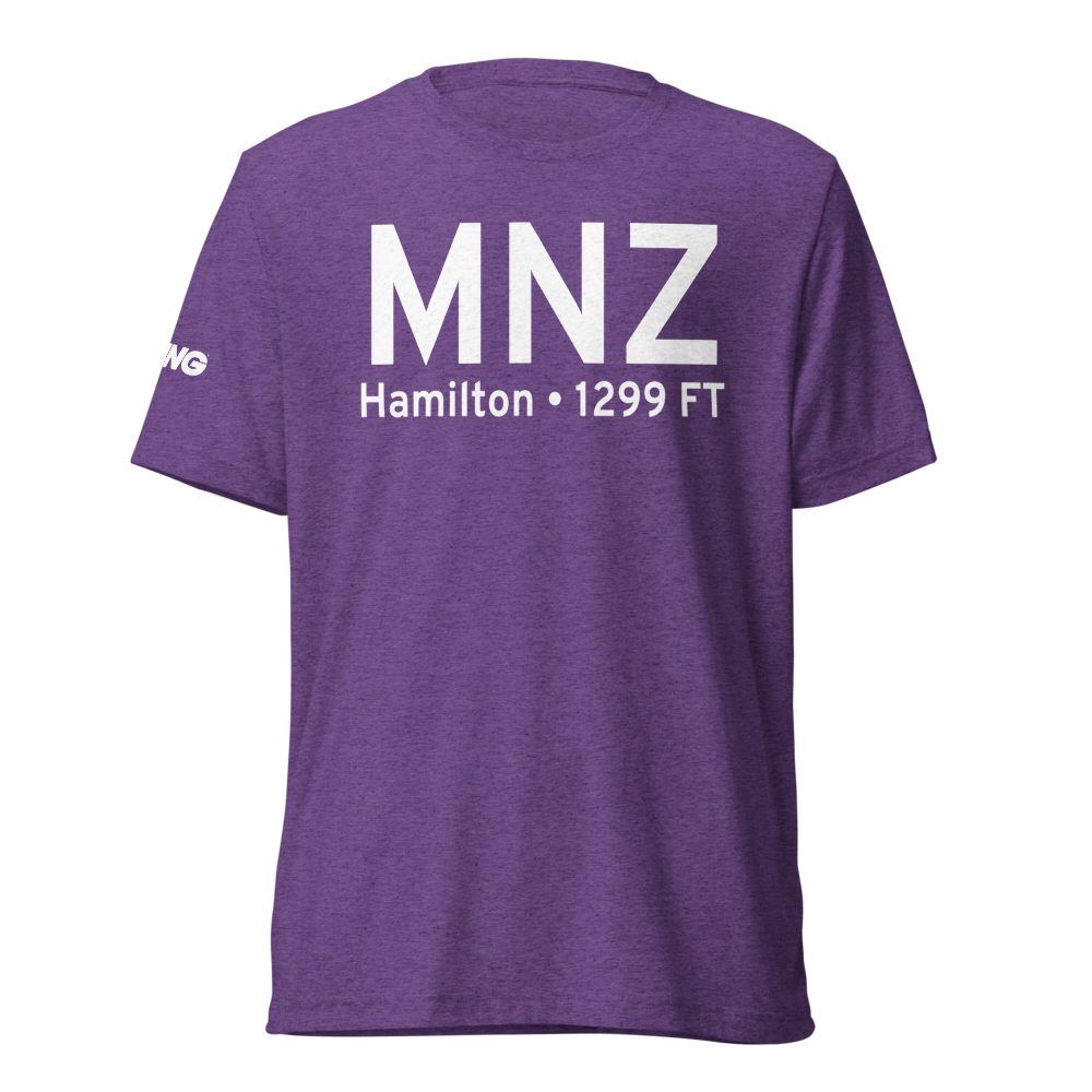 Hamilton (KMNZ) Airport Tri-blend T-Shirt 