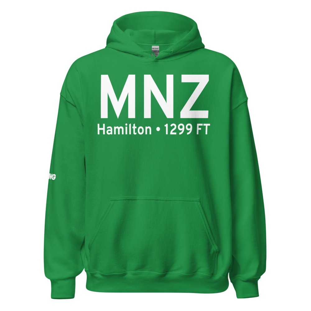 Hamilton (KMNZ) Airport Hoodie Sweatshirt 
