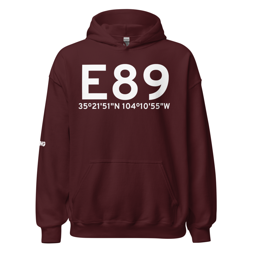 Conchas Dam (KE89) Airport Hoodie Sweatshirt 