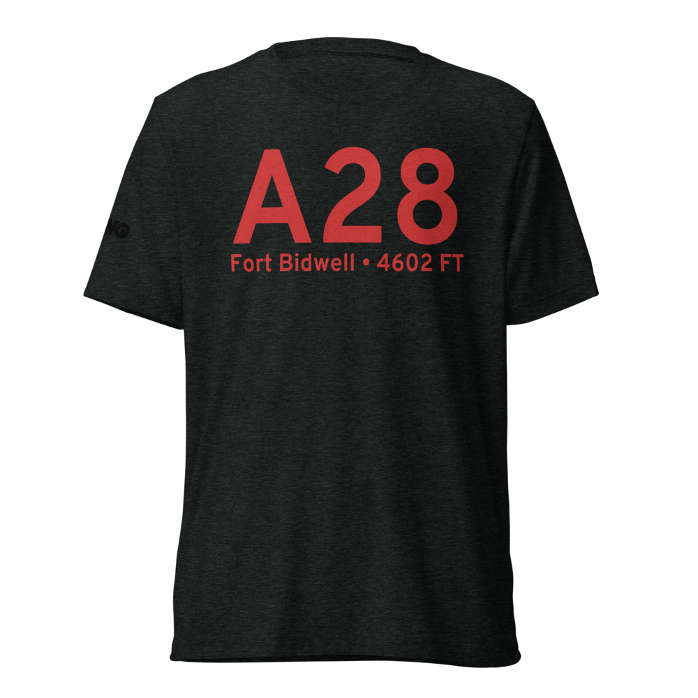 Fort Bidwell (A28) Airport Tri-blend T-Shirt 