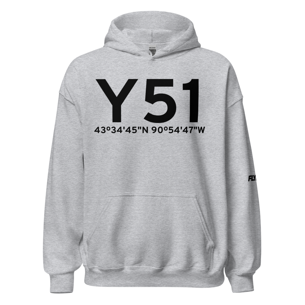 Viroqua (KY51) Airport Hoodie Sweatshirt 