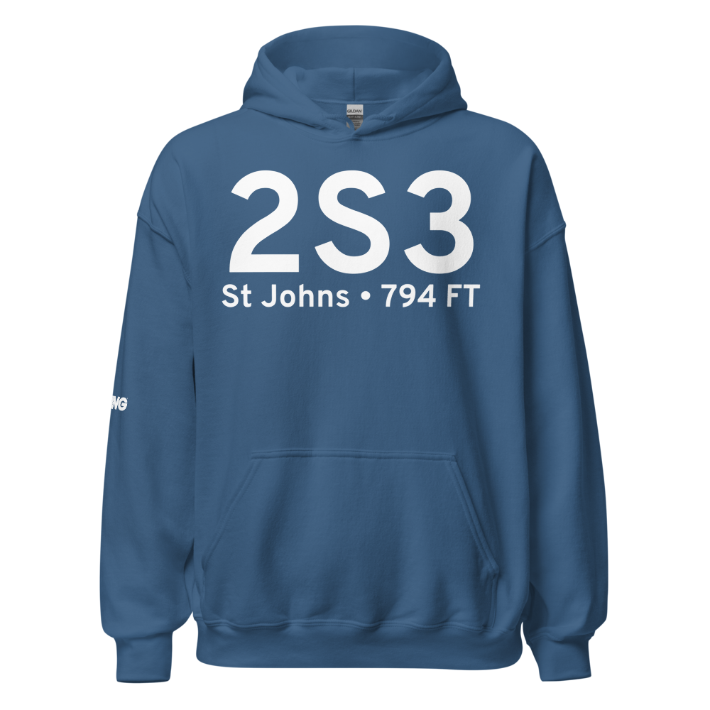 St Johns (2S3) Airport Hoodie Sweatshirt 