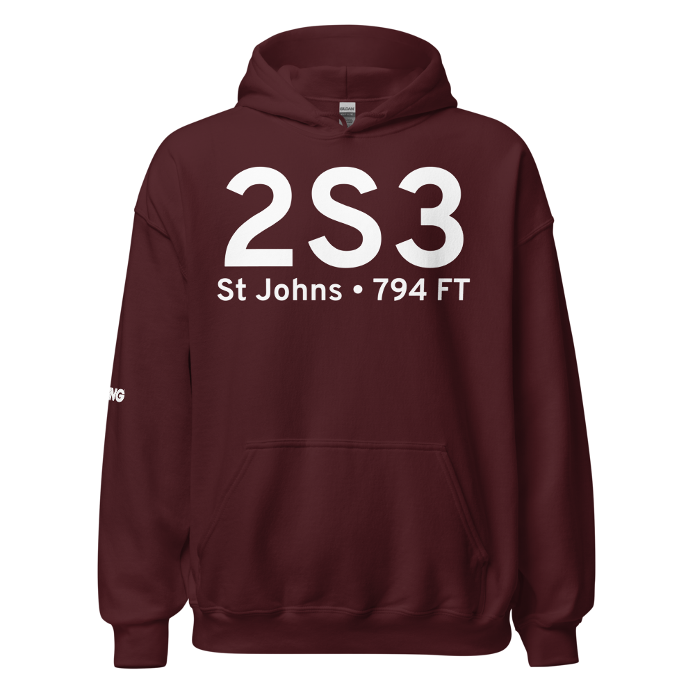 St Johns (2S3) Airport Hoodie Sweatshirt 