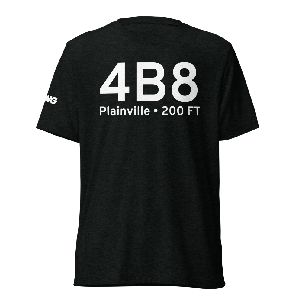Plainville (K4B8) Airport Tri-blend T-Shirt 