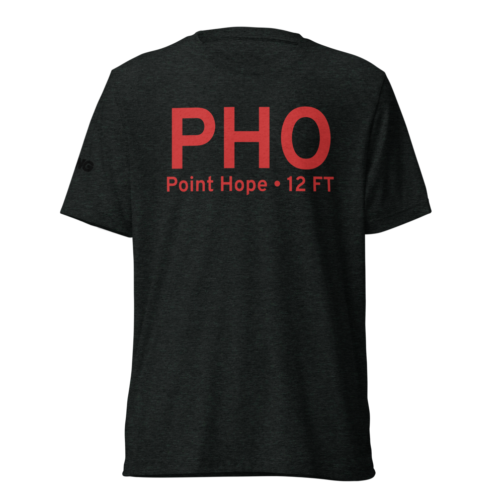 Point Hope (PAPO) Airport Tri-blend T-Shirt 