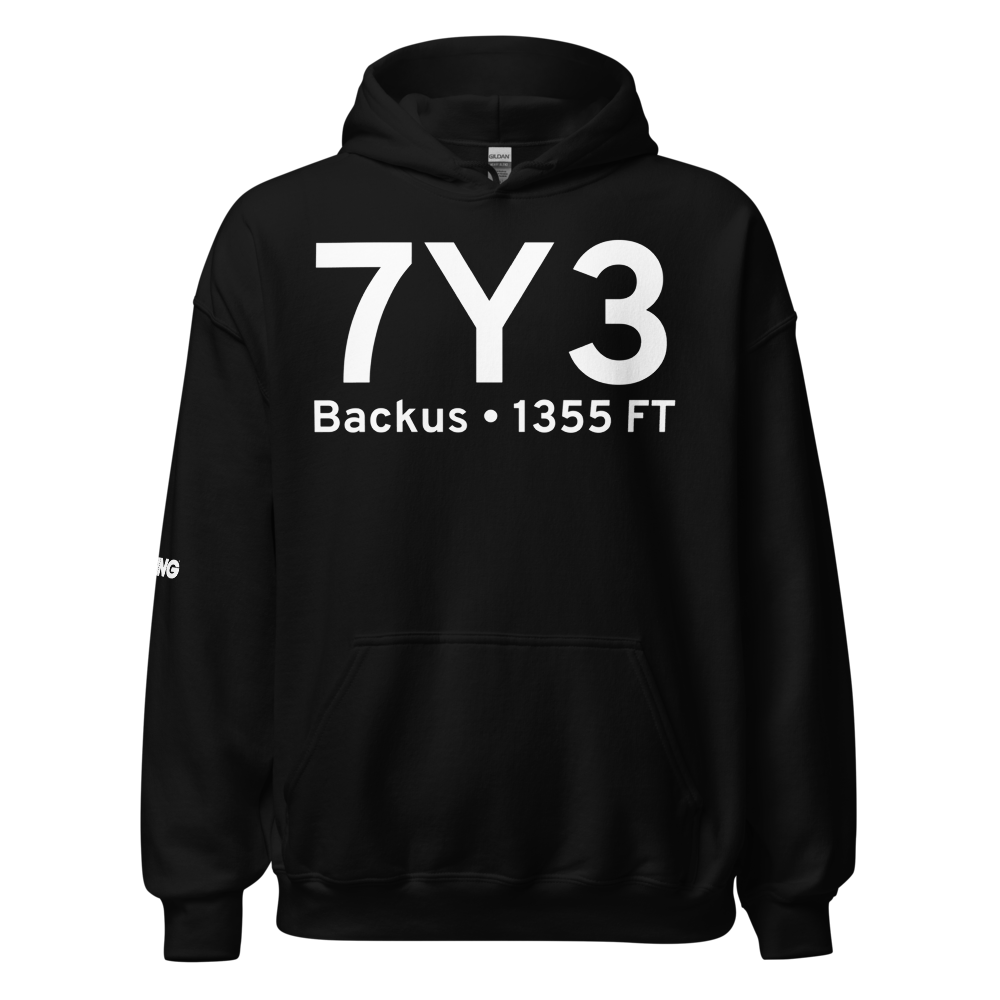 Backus (7Y3) Airport Hoodie Sweatshirt 