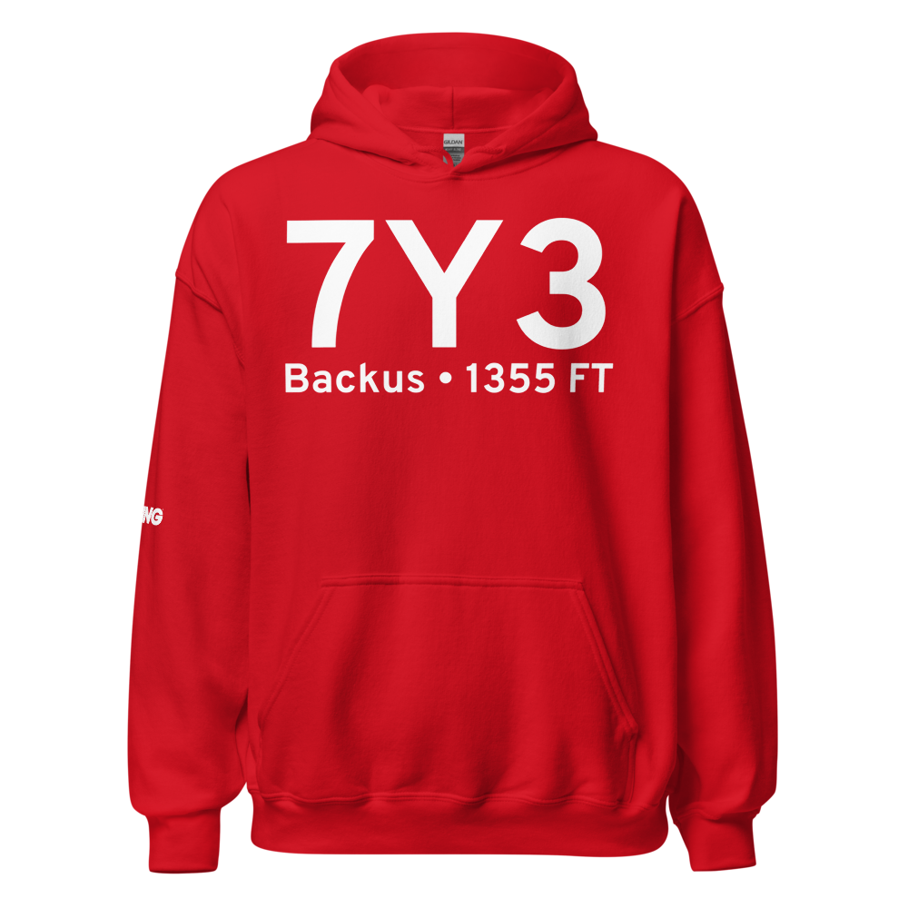 Backus (7Y3) Airport Hoodie Sweatshirt 