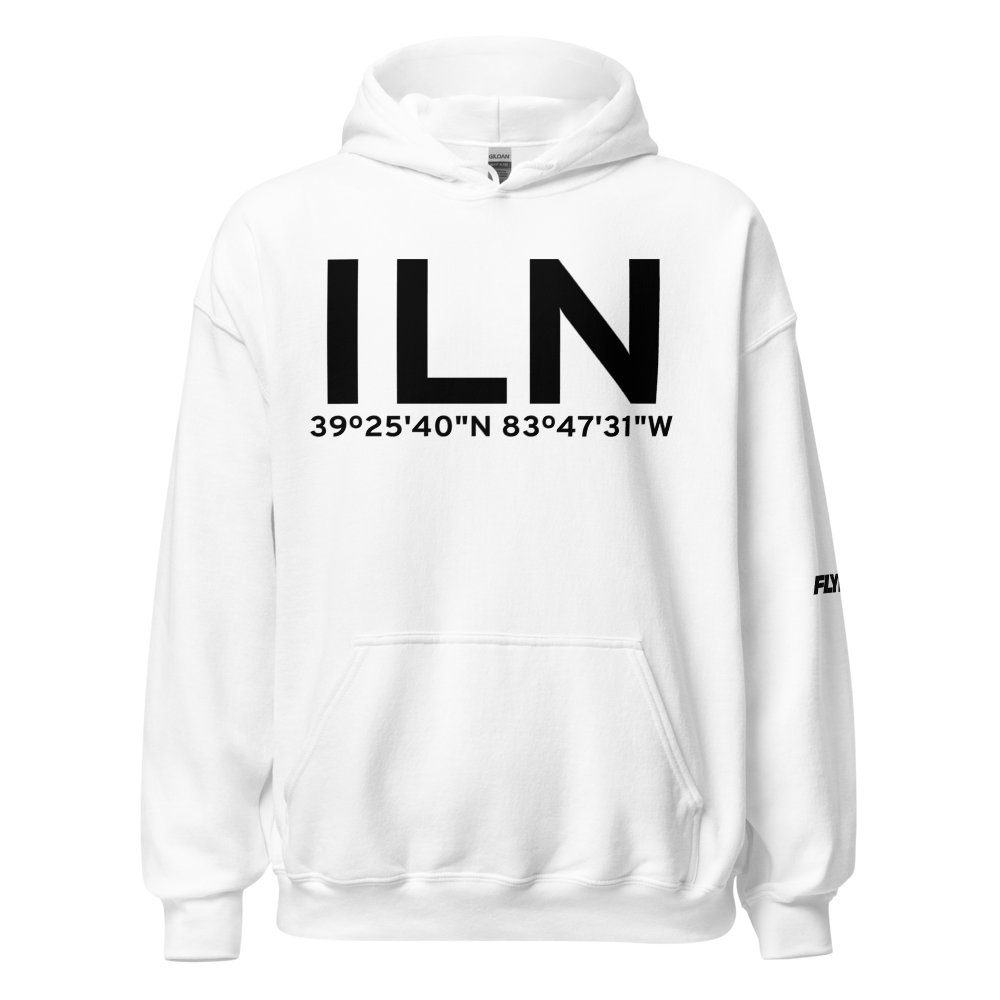 Wilmington (KILN) Airport Hoodie Sweatshirt 