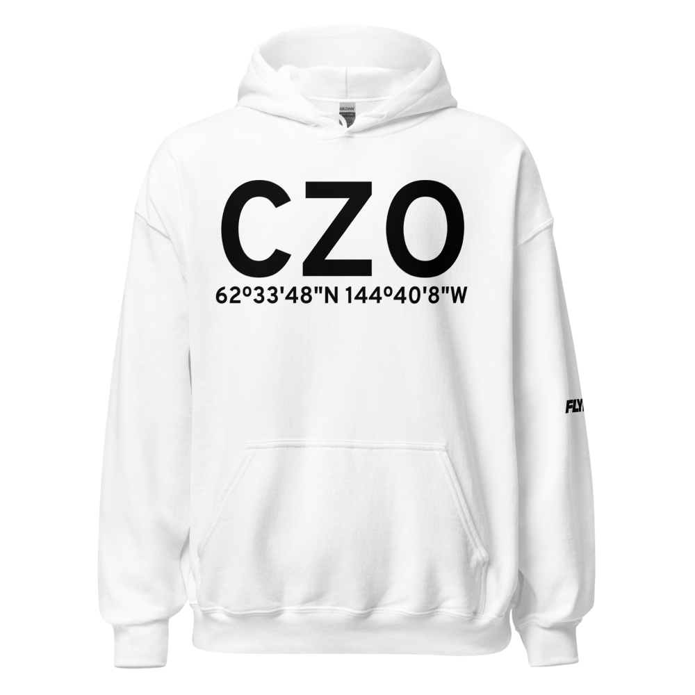 Chistochina (CZO) Airport Hoodie Sweatshirt 