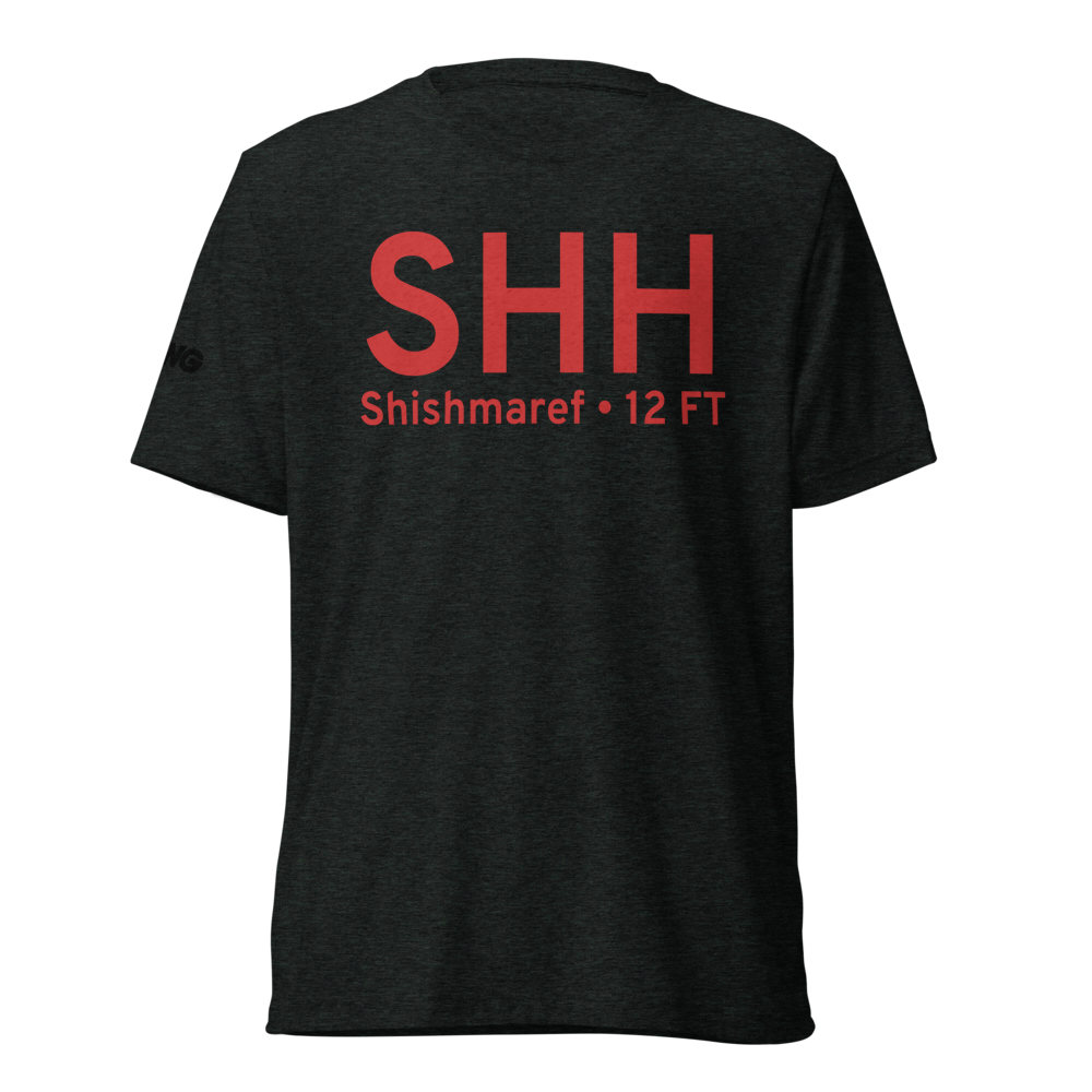 Shishmaref (PASH) Airport Tri-blend T-Shirt 