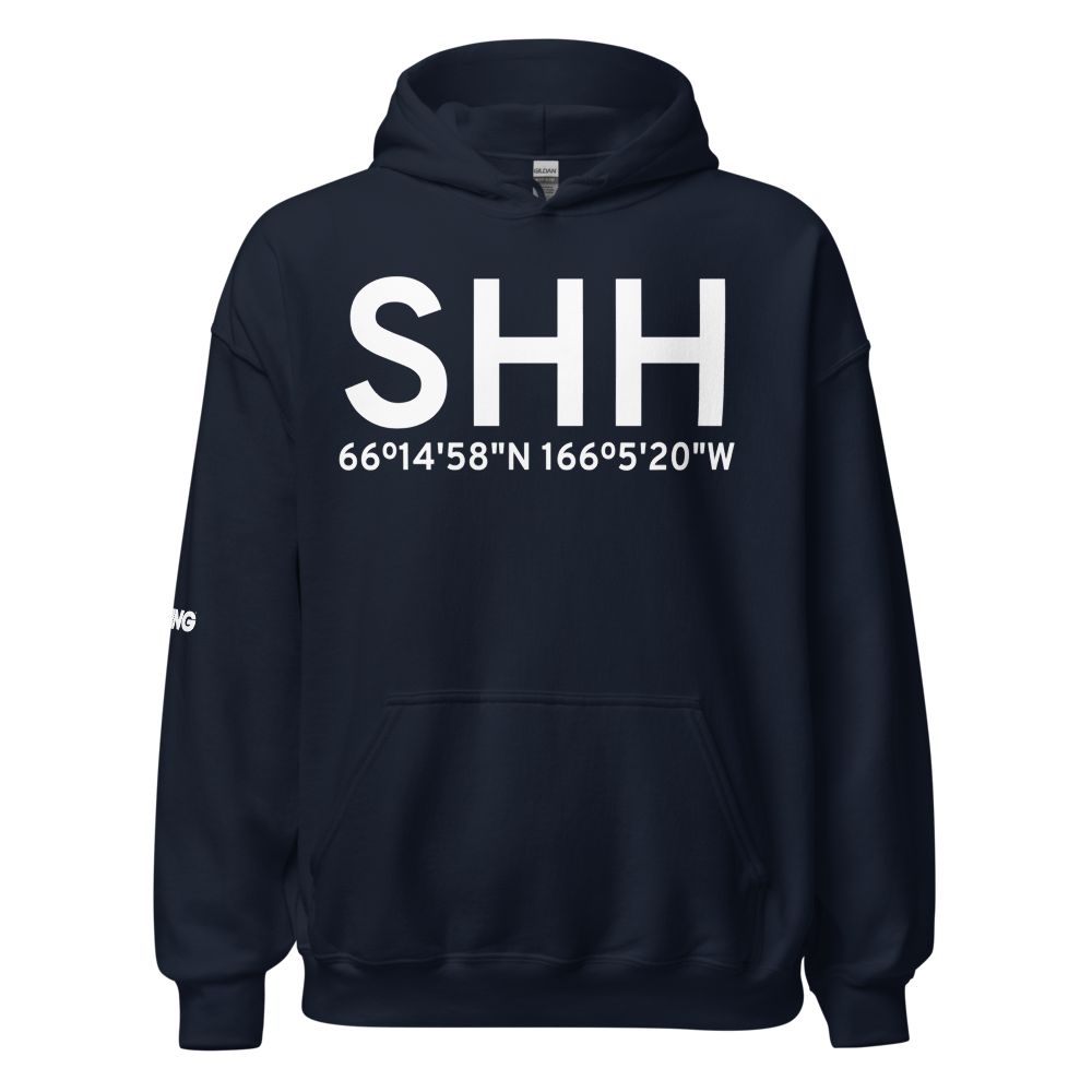 Shishmaref (PASH) Airport Hoodie Sweatshirt 