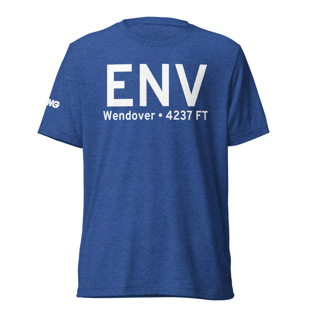 Wendover (KENV) Airport Tri-blend T-Shirt 