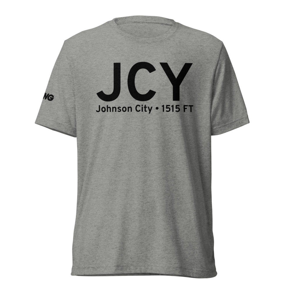 Johnson City (0TE7) Airport Tri-blend T-Shirt 
