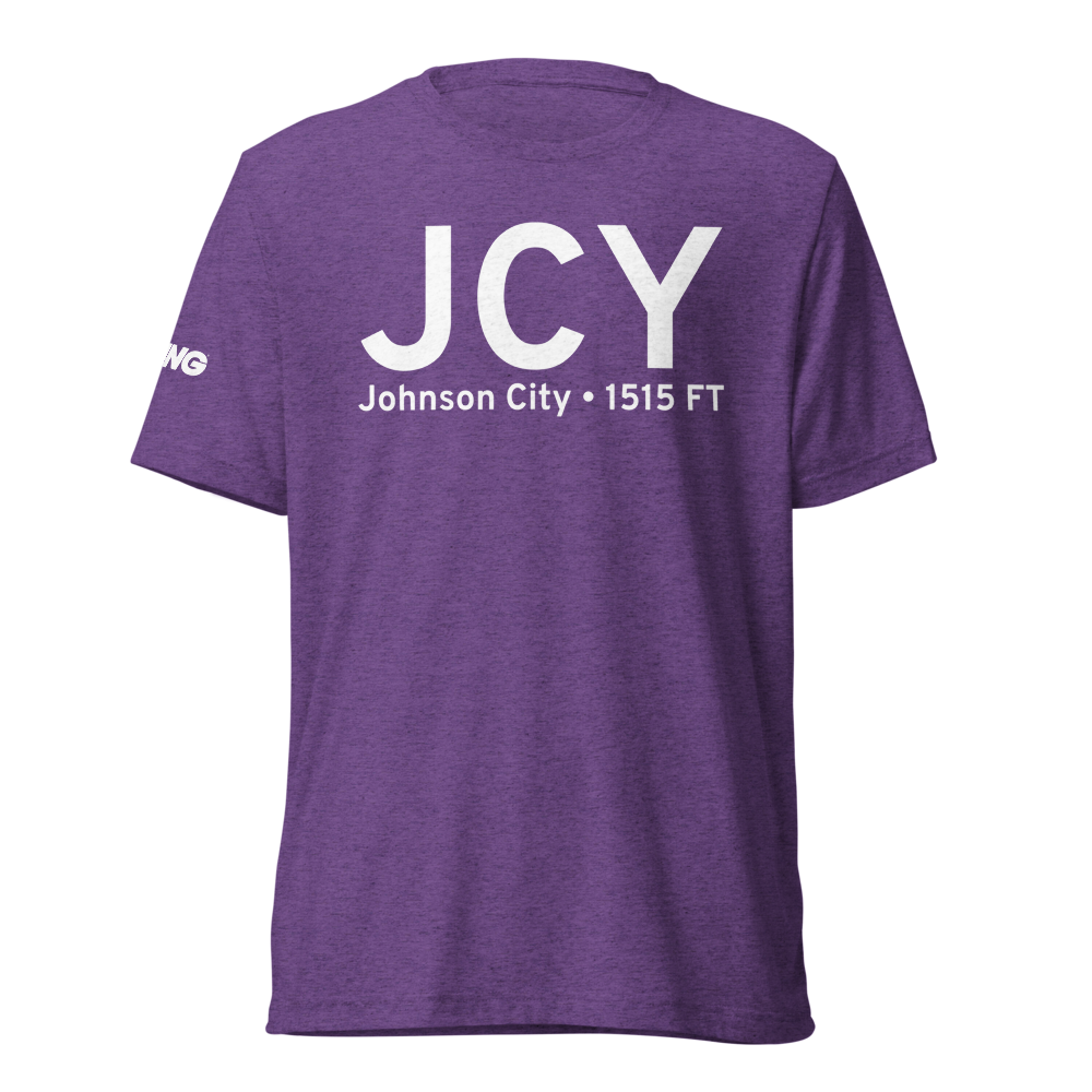 Johnson City (0TE7) Airport Tri-blend T-Shirt 