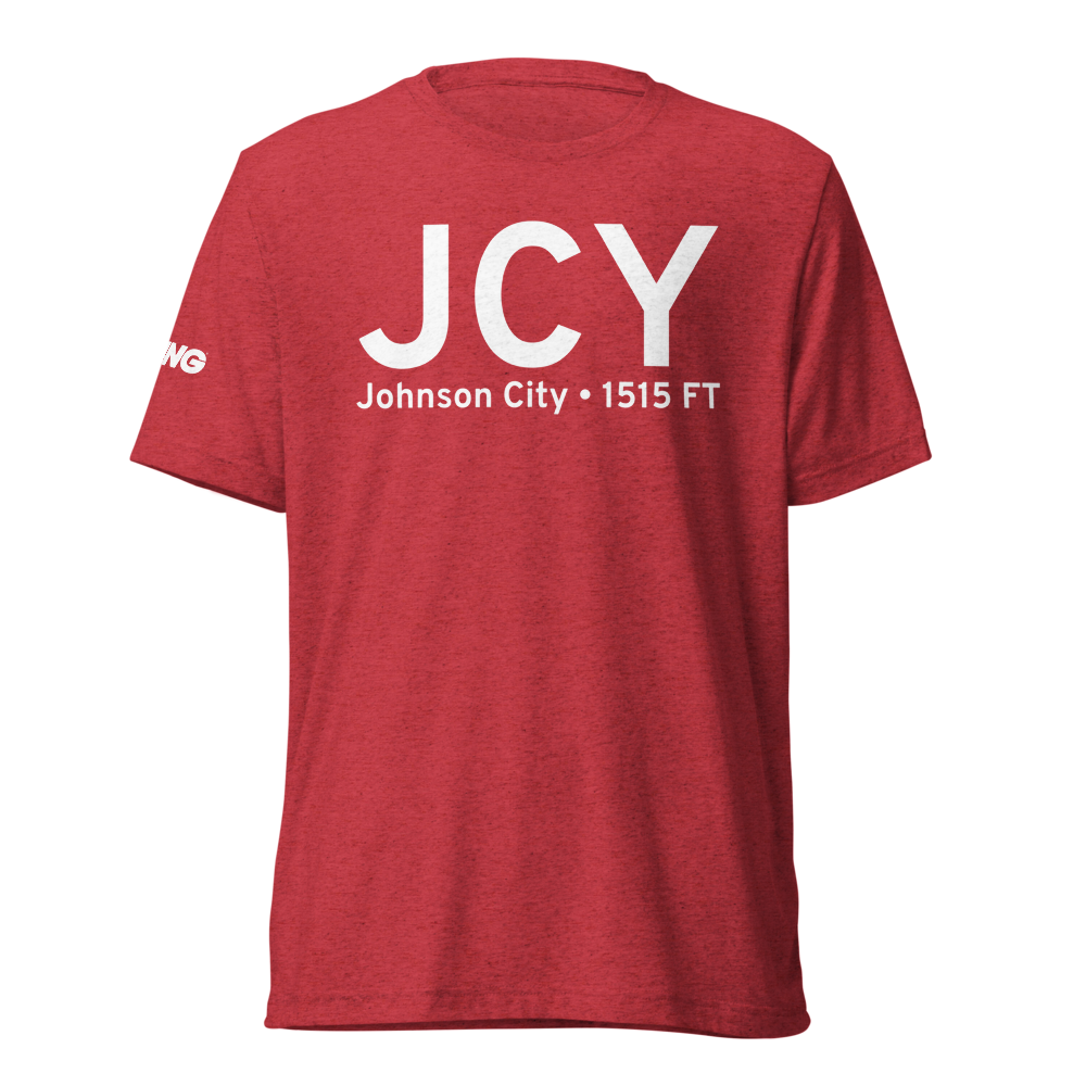 Johnson City (0TE7) Airport Tri-blend T-Shirt 