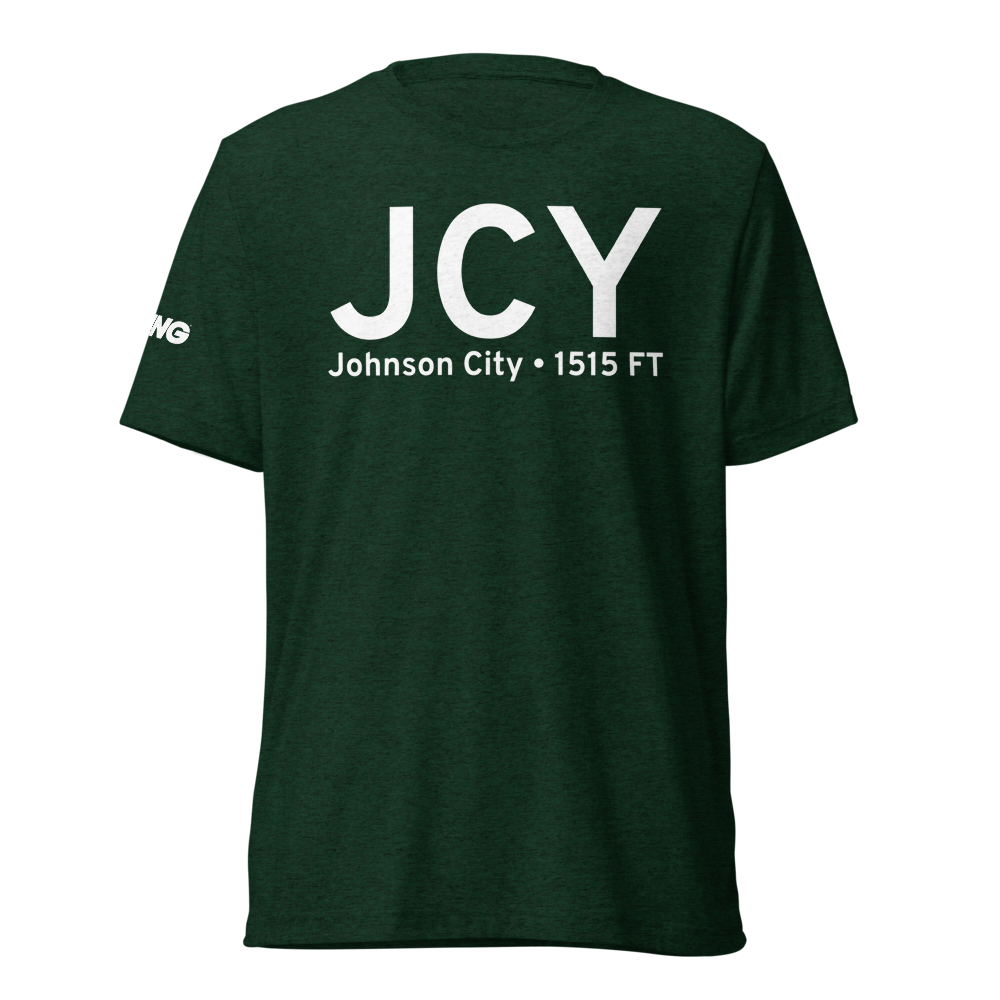Johnson City (0TE7) Airport Tri-blend T-Shirt 