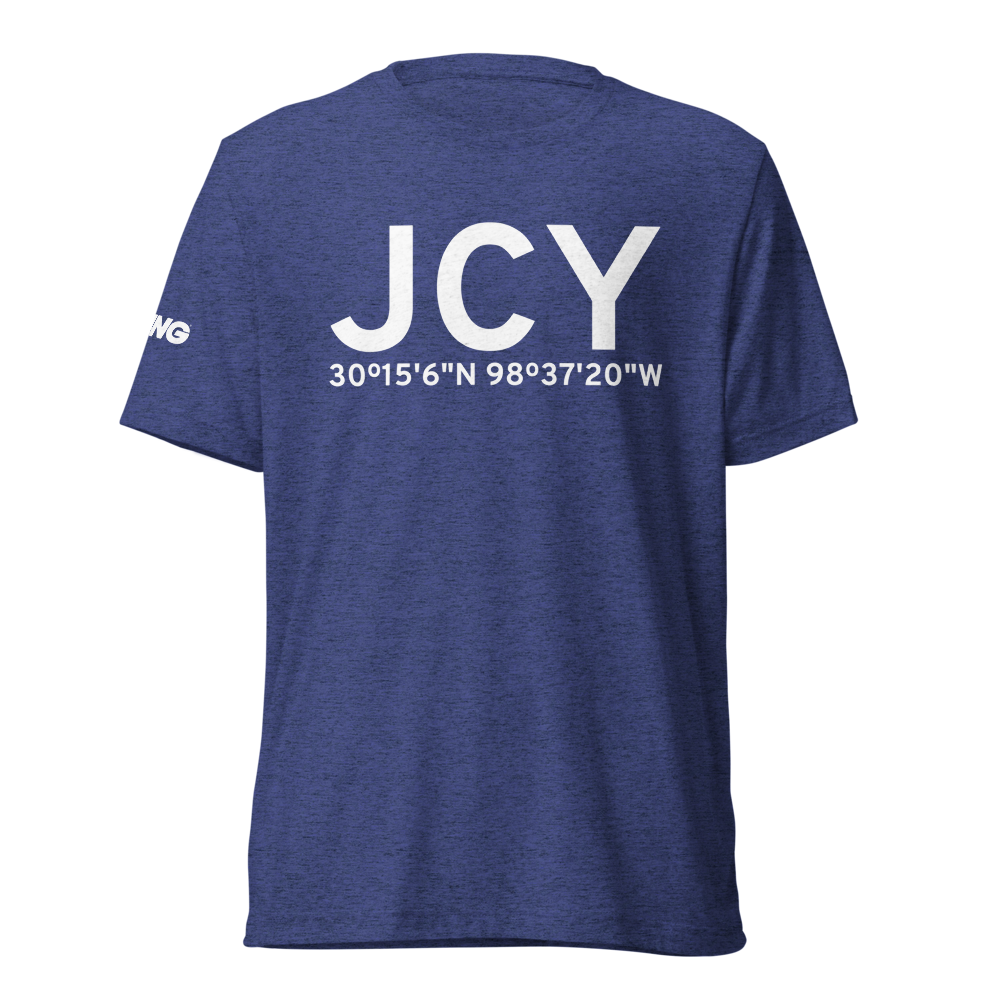 Johnson City (0TE7) Airport Tri-blend T-Shirt 
