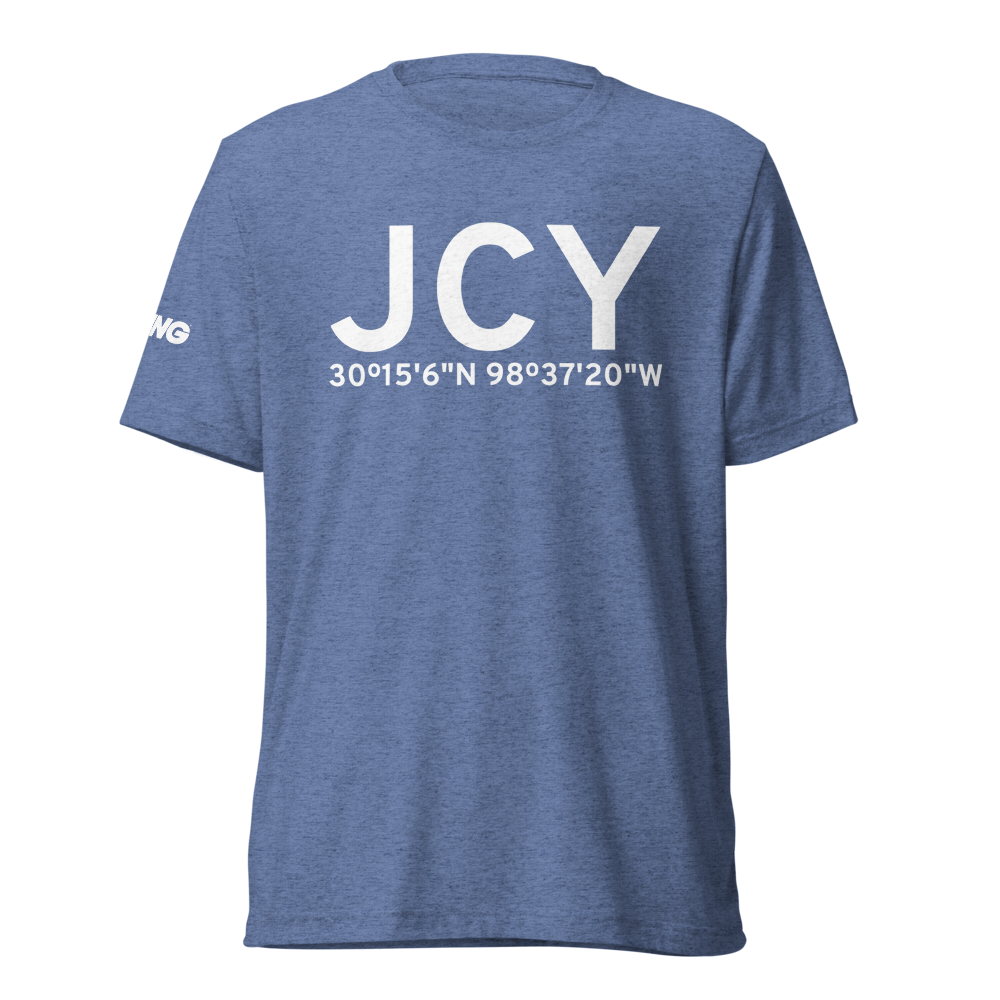 Johnson City (0TE7) Airport Tri-blend T-Shirt 