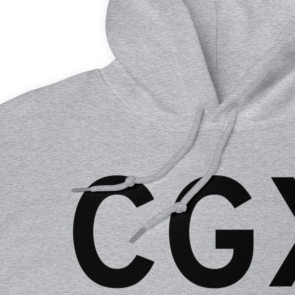 Chicago (KCGX) Airport Hoodie Sweatshirt 