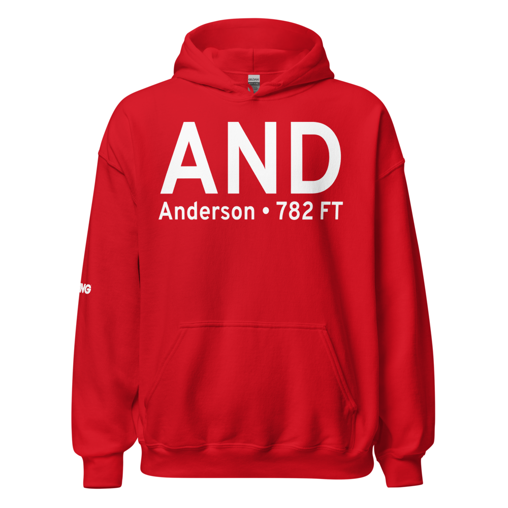 Anderson (KAND) Airport Hoodie Sweatshirt 