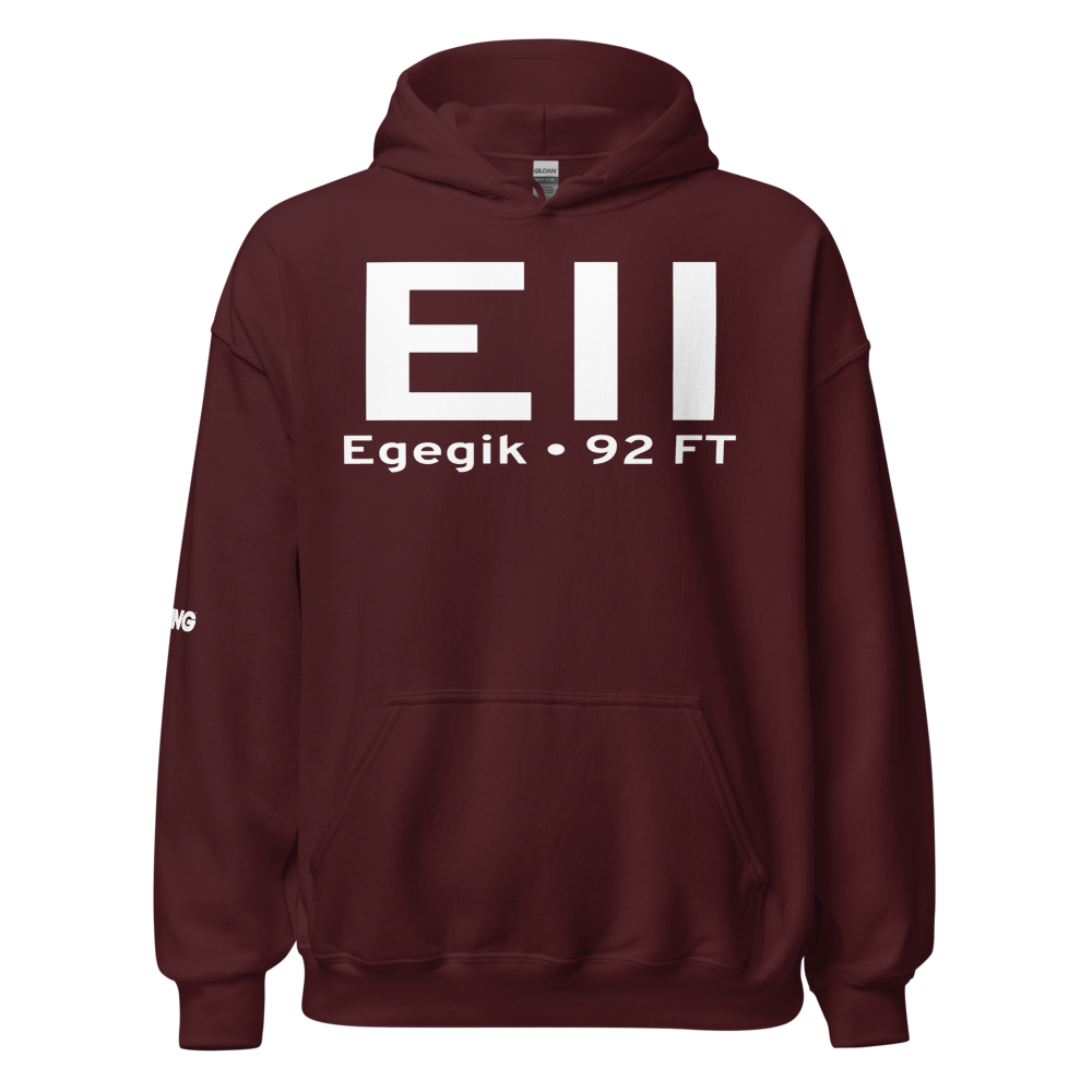 Egegik (PAII) Airport Hoodie Sweatshirt 