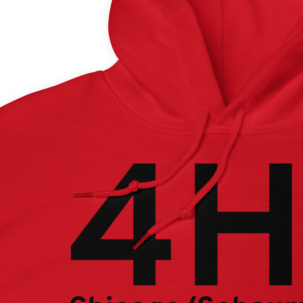 Chicago/Schaumburg (4H1) Airport Hoodie Sweatshirt 