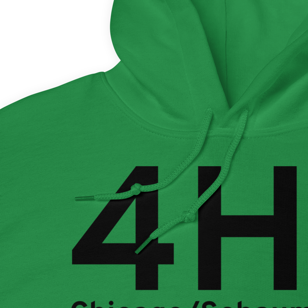 Chicago/Schaumburg (4H1) Airport Hoodie Sweatshirt 
