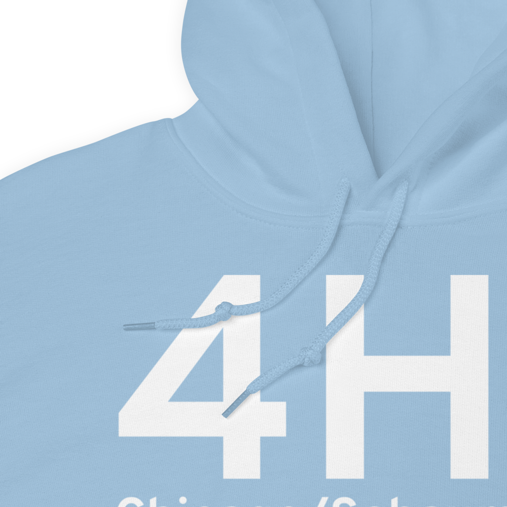 Chicago/Schaumburg (4H1) Airport Hoodie Sweatshirt 