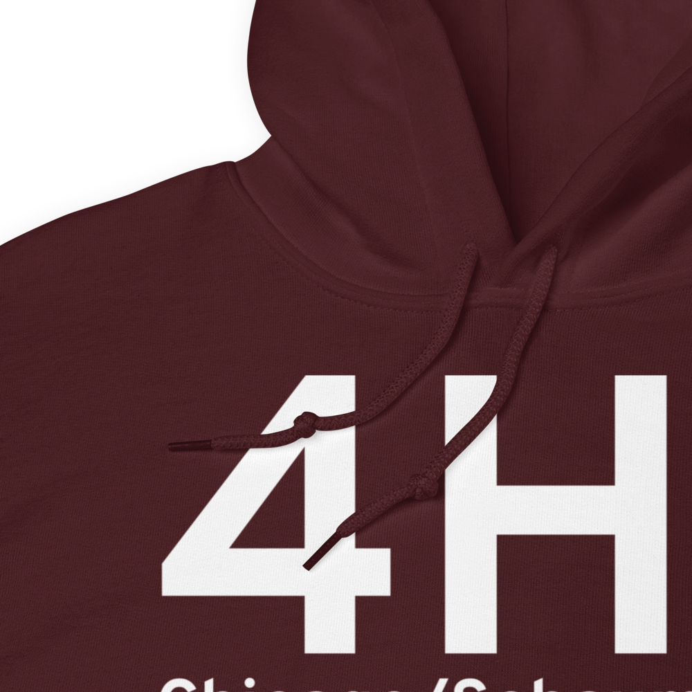 Chicago/Schaumburg (4H1) Airport Hoodie Sweatshirt 