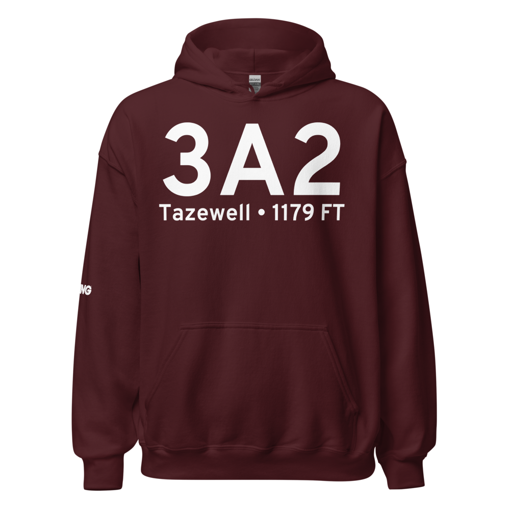 Tazewell (K3A2) Airport Hoodie Sweatshirt 