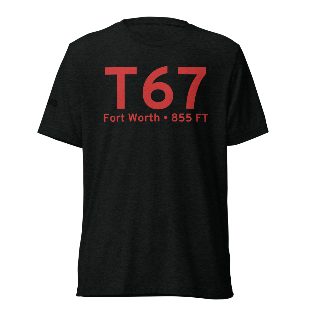 Fort Worth (KT67) Airport Tri-blend T-Shirt 