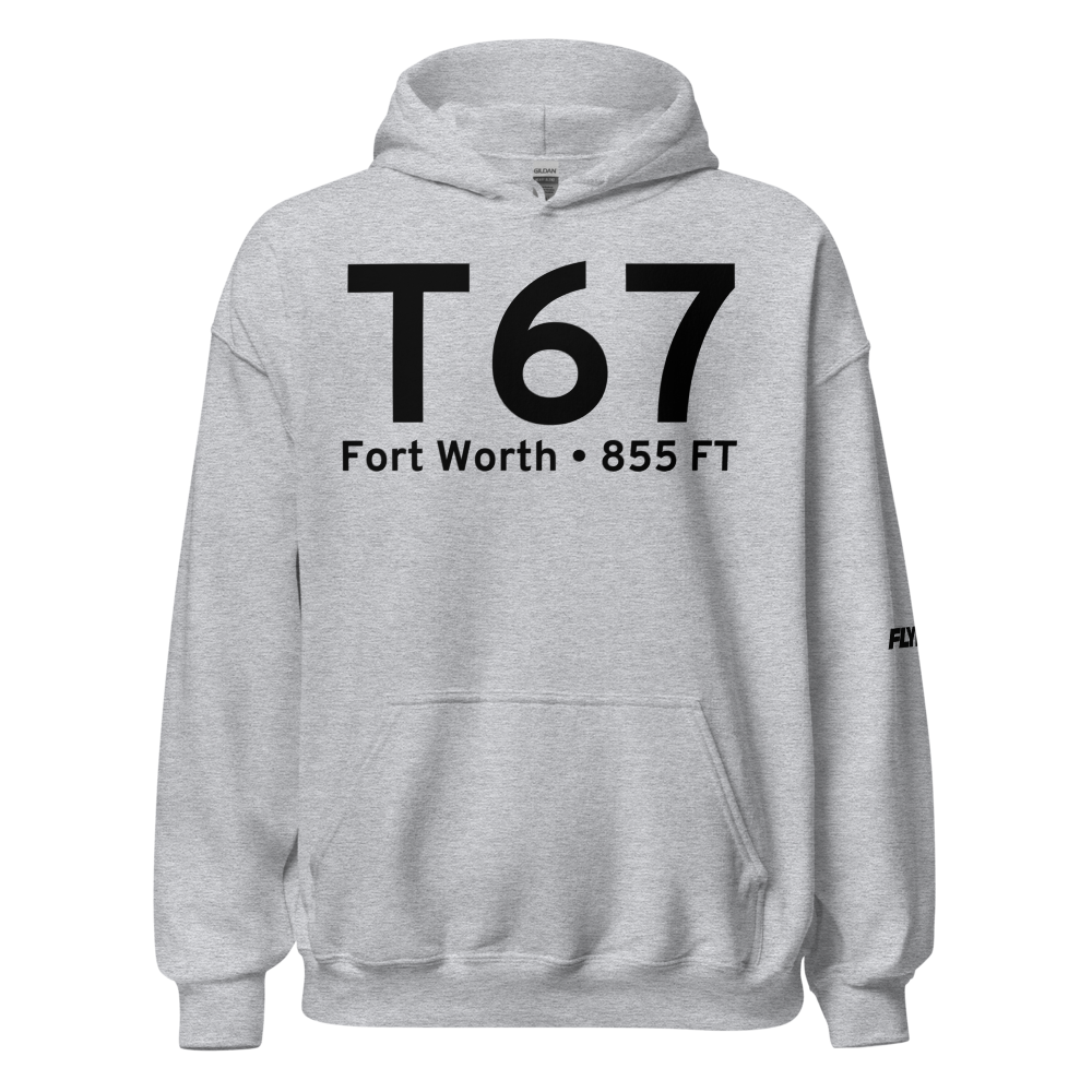 Fort Worth (KT67) Airport Hoodie Sweatshirt 