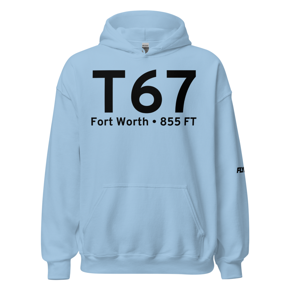 Fort Worth (KT67) Airport Hoodie Sweatshirt 