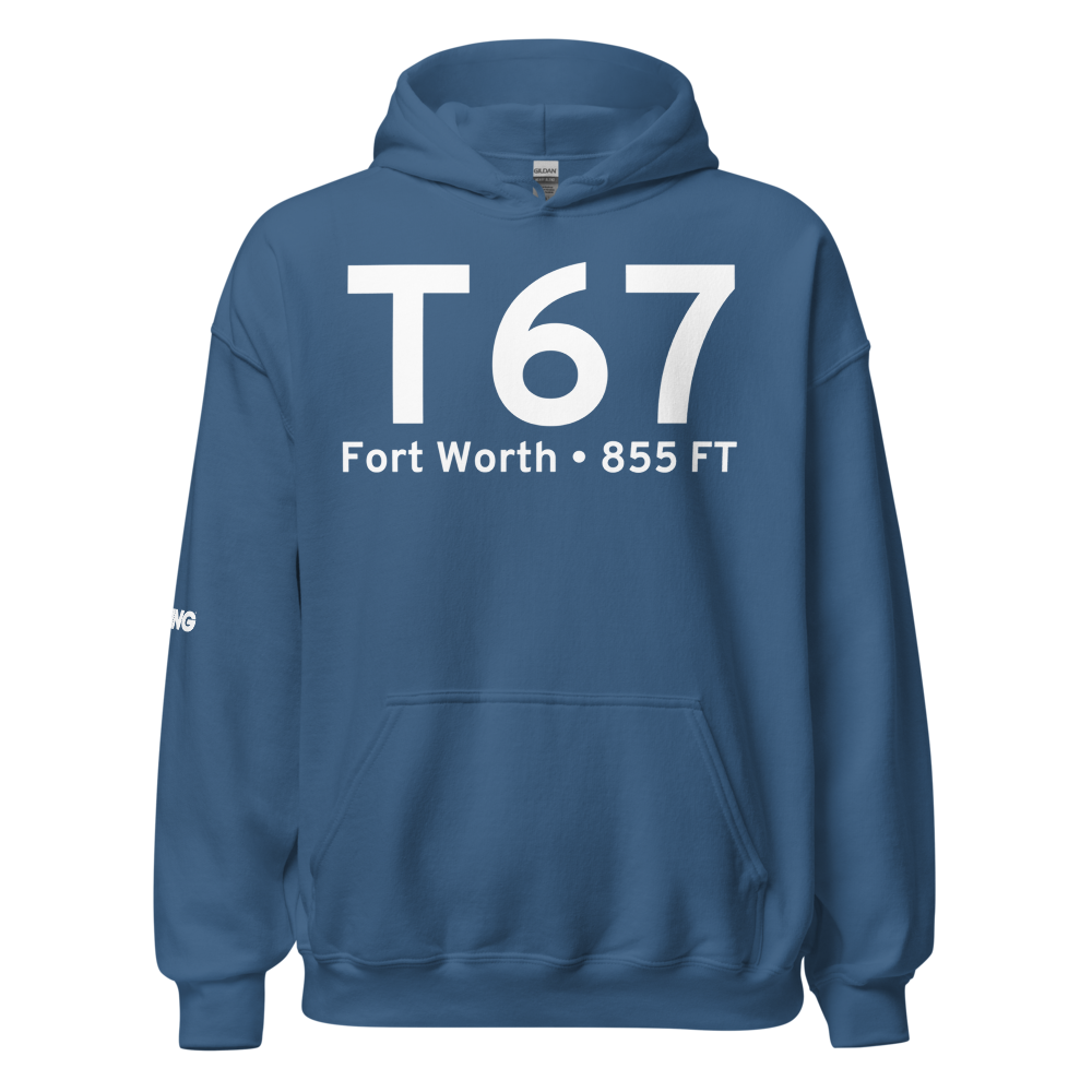 Fort Worth (KT67) Airport Hoodie Sweatshirt 