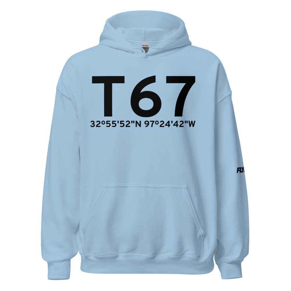 Fort Worth (KT67) Airport Hoodie Sweatshirt 