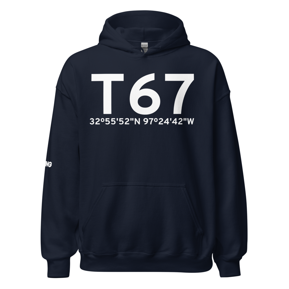 Fort Worth (KT67) Airport Hoodie Sweatshirt 