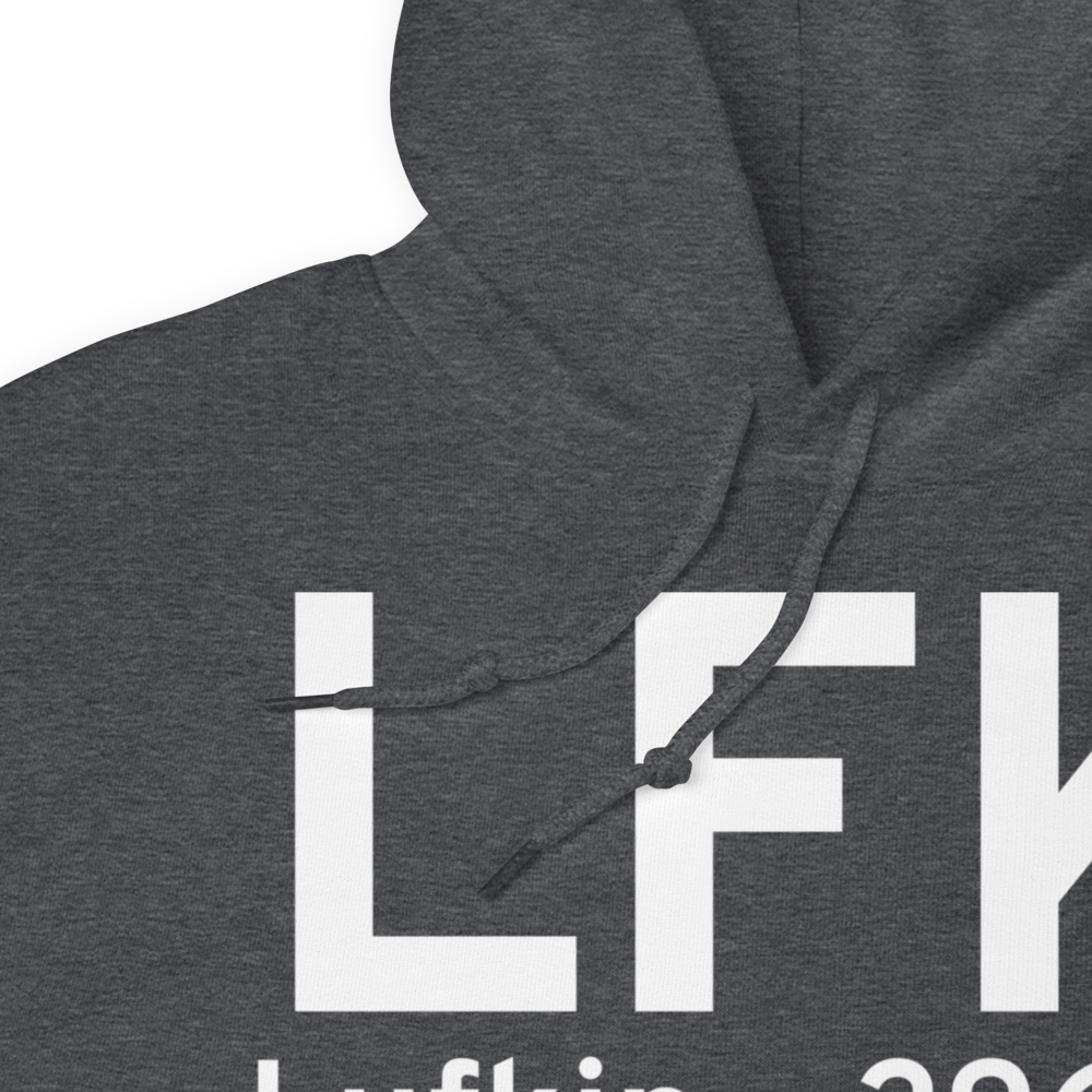 Lufkin (KLFK) Airport Hoodie Sweatshirt 