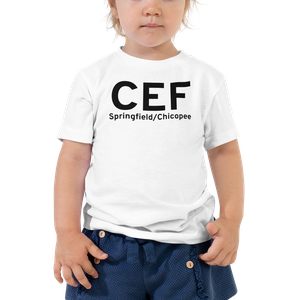 Springfield/Chicopee (KCEF) Airport Toddler T-Shirt