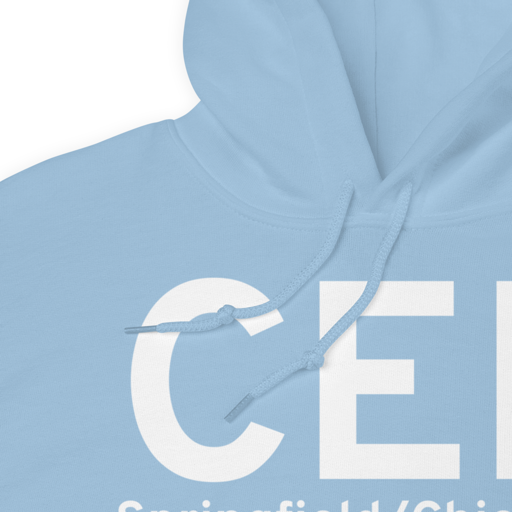 Springfield/Chicopee (KCEF) Airport Hoodie Sweatshirt 