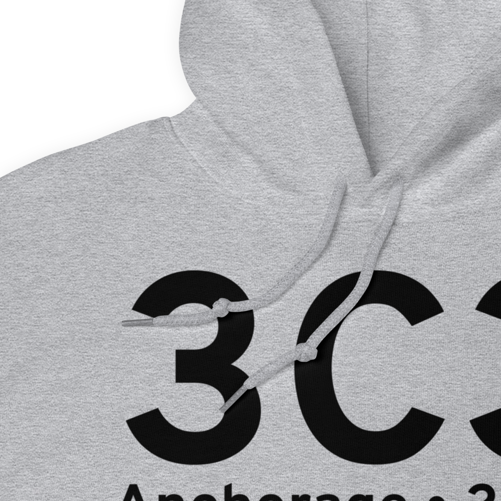 Anchorage (3C3) Airport Hoodie Sweatshirt 