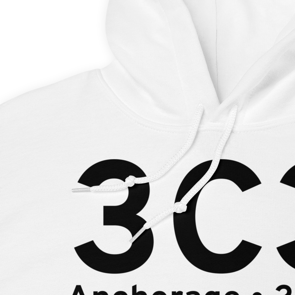 Anchorage (3C3) Airport Hoodie Sweatshirt 