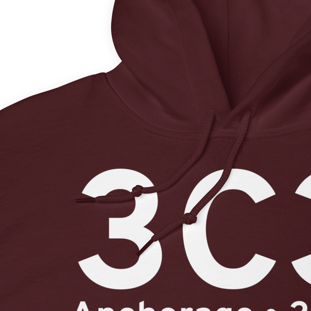 Anchorage (3C3) Airport Hoodie Sweatshirt 