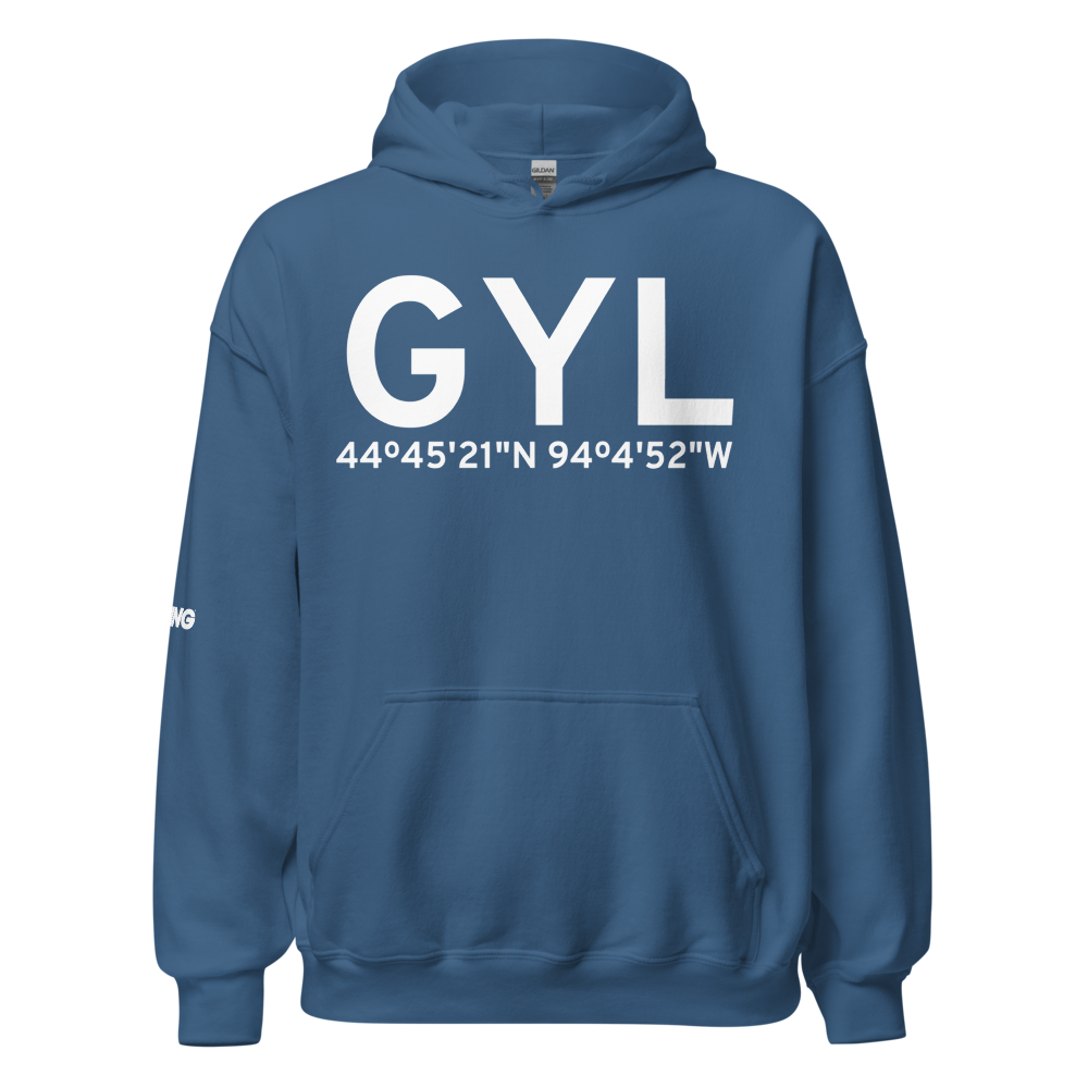 Glencoe (KGYL) Airport Hoodie Sweatshirt 
