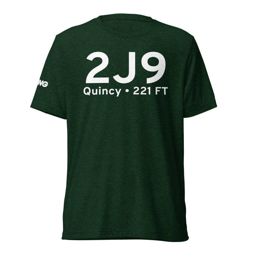 Quincy (2J9) Airport Tri-blend T-Shirt 